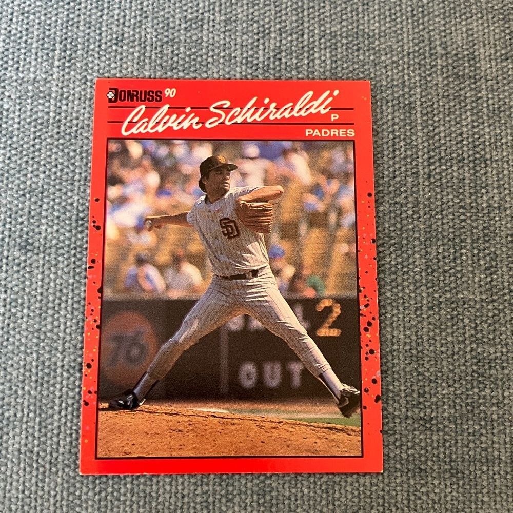 1990 Donruss San Diego Padres Baseball Card Trading Card
